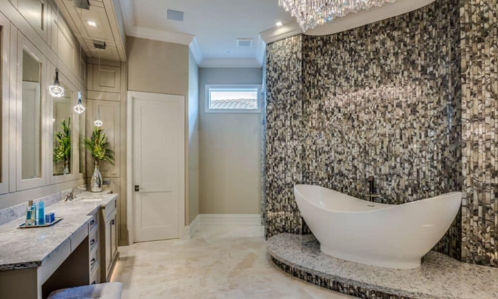 What is a luxurious bathroom?